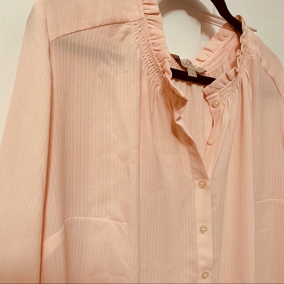LOFT | Ruffle Collar Blouse - Picture 3 of 5